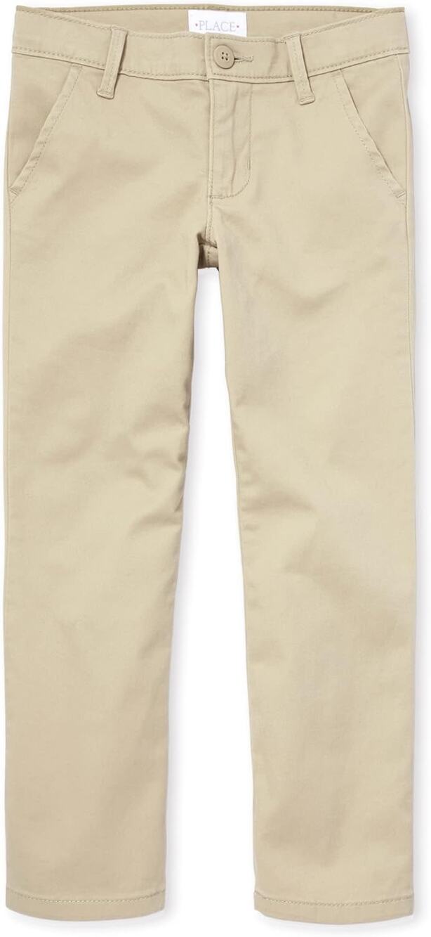 New NWT The Children's Place Girls' Khaki Skinny Chino Pants Youth Size 16